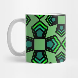 Geometric pentagon seamless pattern Mug